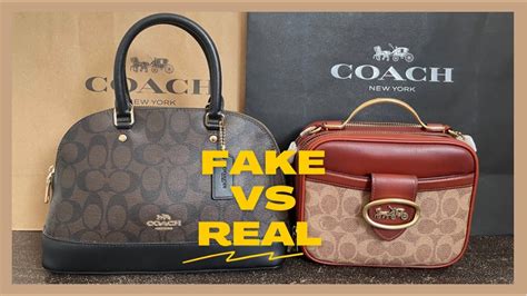 authentic coach bag vs fake|real coach purse.